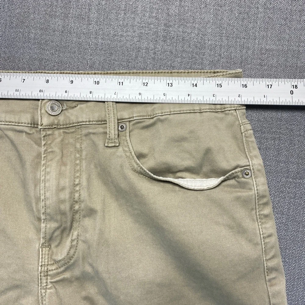 Lucky Brand 121 Slim Straight Khaki Chino Pants Mens 31x32 Tan Five Pocket